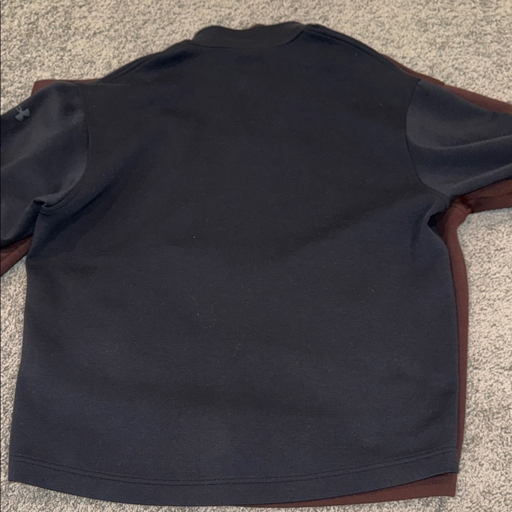 Under Armour Brown and Black Quarter-Zip sweatshirt - Picture 11 of 16